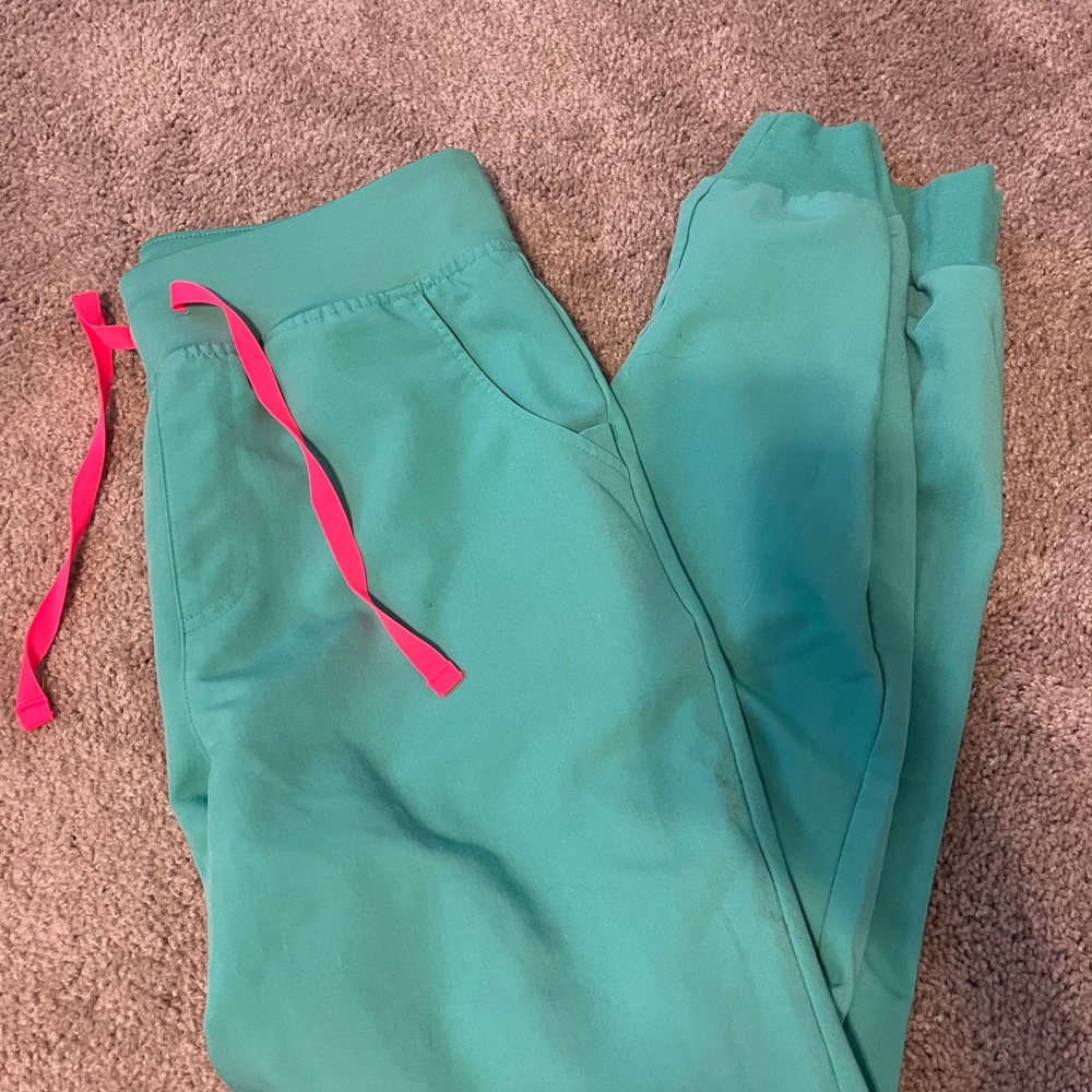 Figs Surgical Green Scrub Pant Jogger